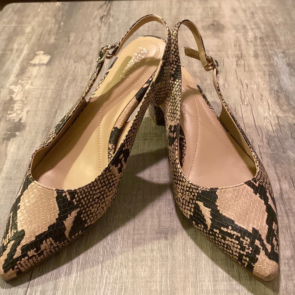 Alfani Womens Pointed Slingback Step N Flex Size 8.0